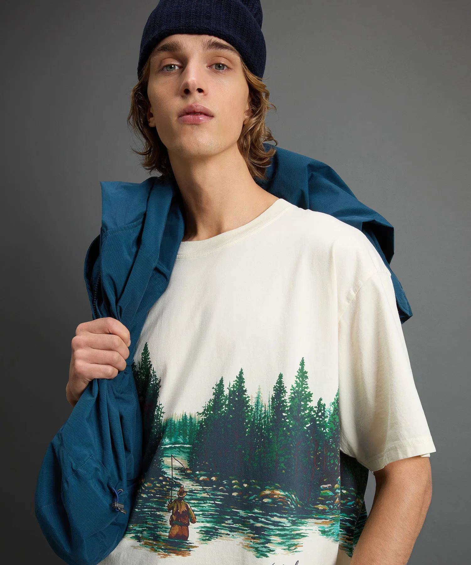 Todd Snyder x Woolrich Oversized Scenic Tee
