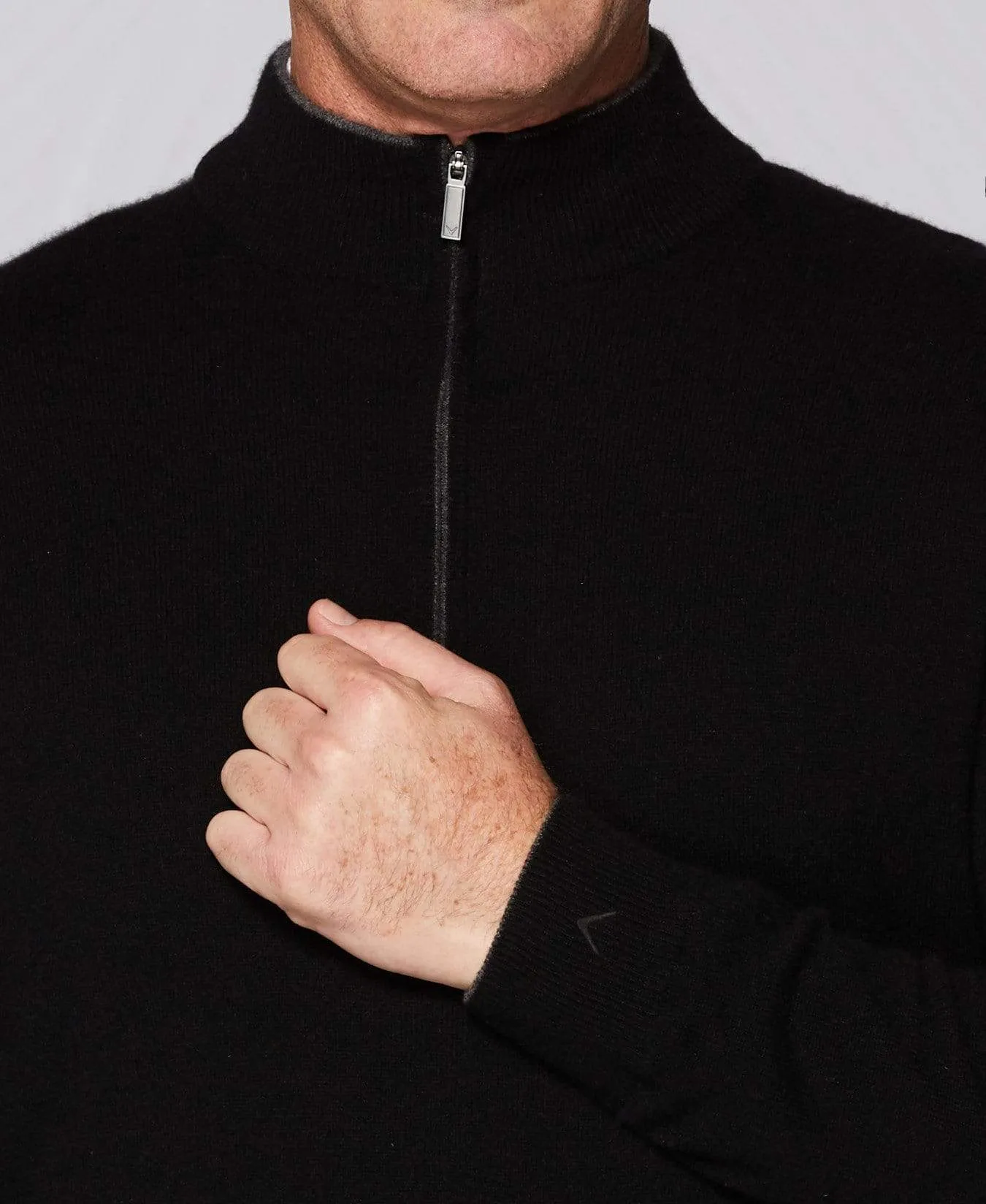 Tour Authentic 1/4 Zip Cashmere Windstopper