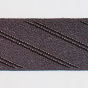 Twill Satin Ribbon #105 Steel Black