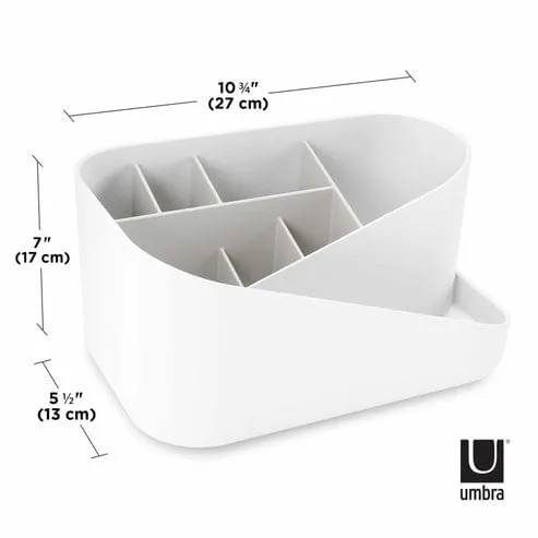 Umbra Glam Cosmetic Organizer White & Grey UMB1016977910