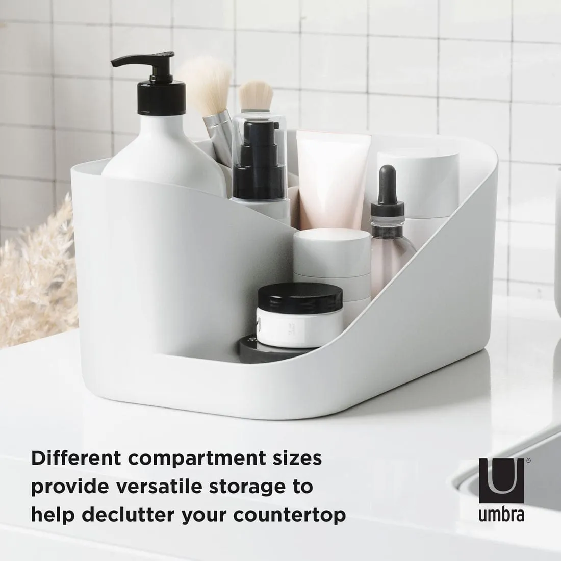 Umbra Glam Cosmetic Organizer White & Grey UMB1016977910