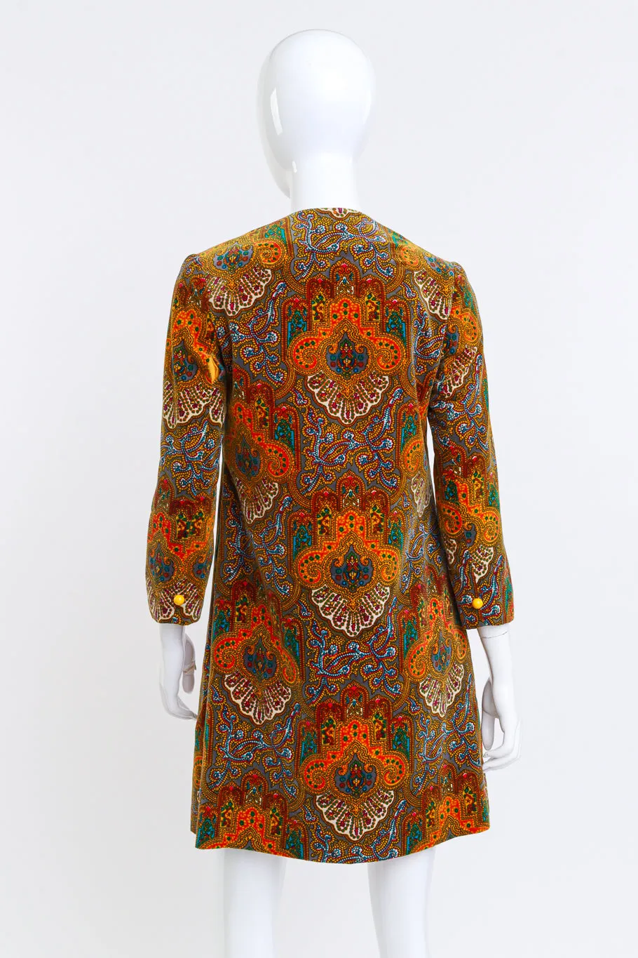Velvet Mandala Paisley Coat
