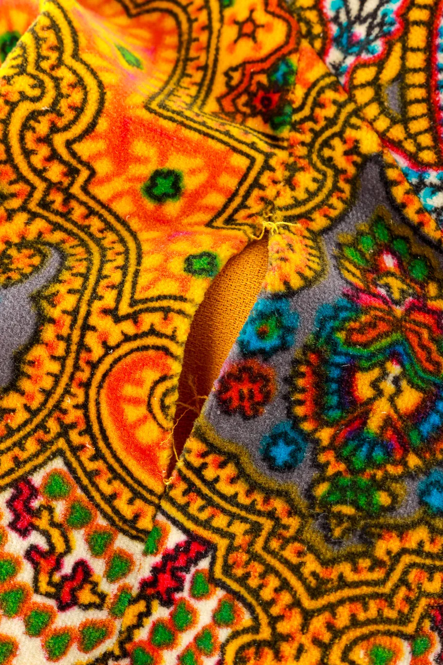 Velvet Mandala Paisley Coat
