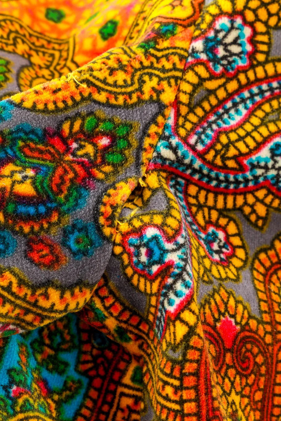 Velvet Mandala Paisley Coat