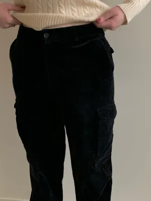 Velvet vintage cargo pants