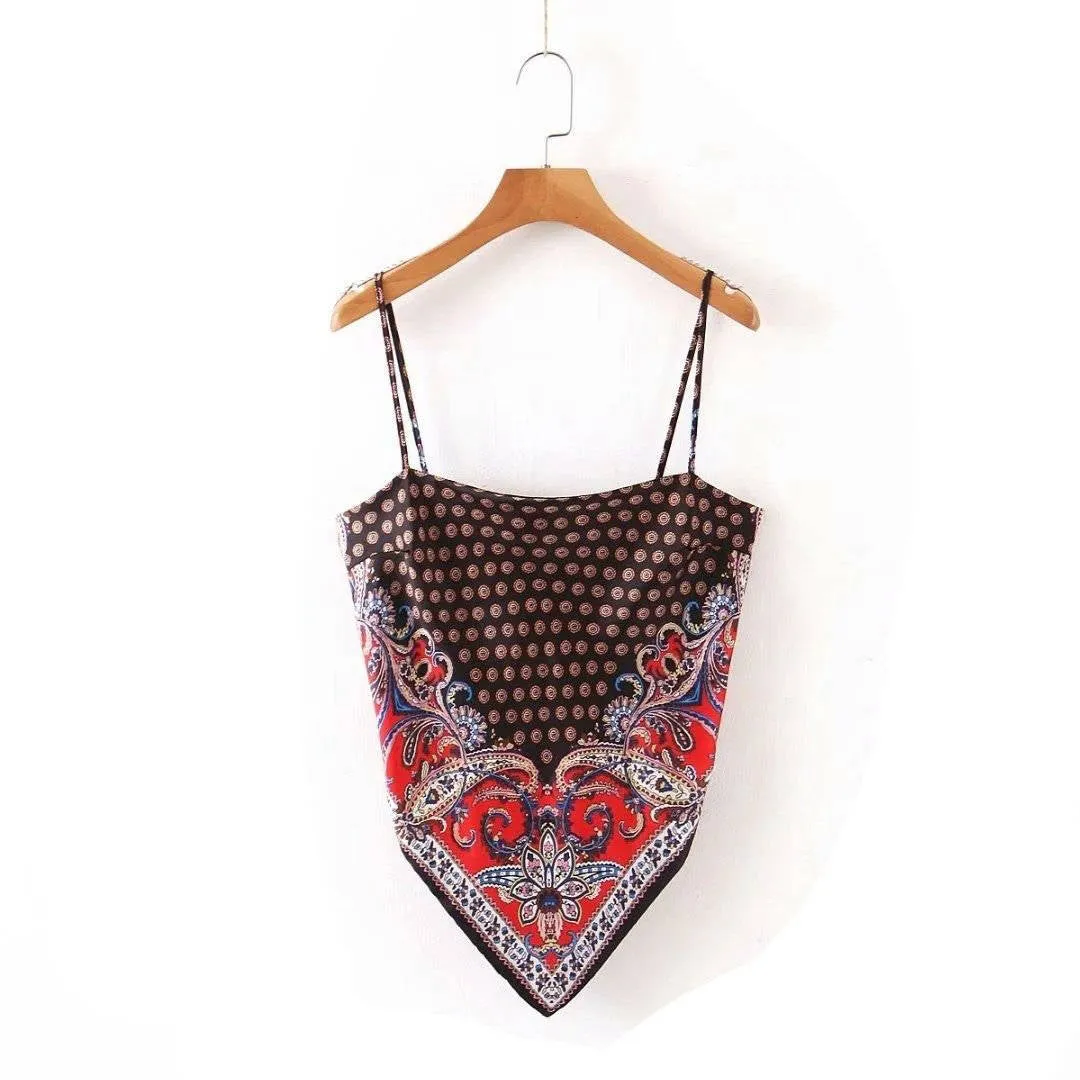 Vintage Bandana Top