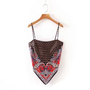 Vintage Bandana Top