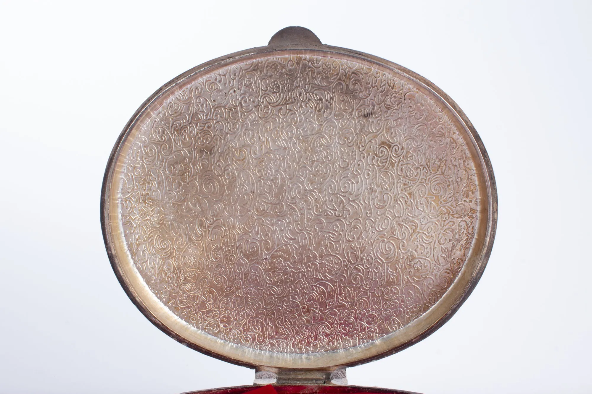 Vintage Engraved Silver Jewelry Box found in France
