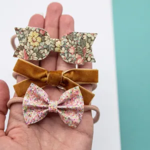 Vintage floral Trio
