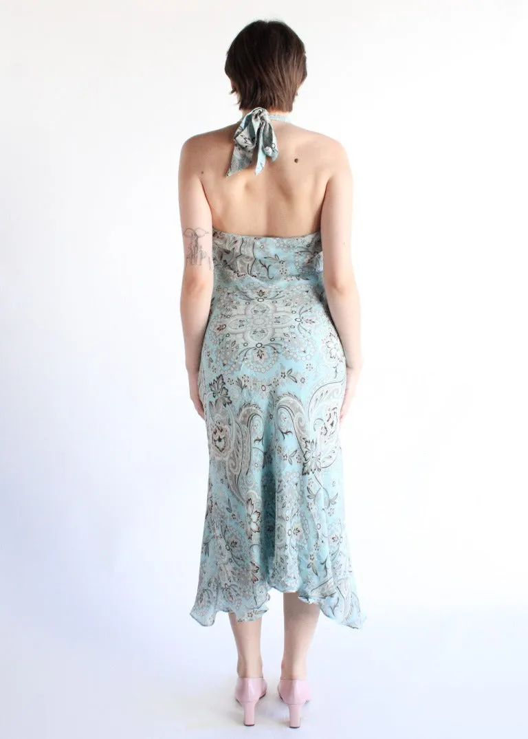 Vintage Paisley Dress D0034