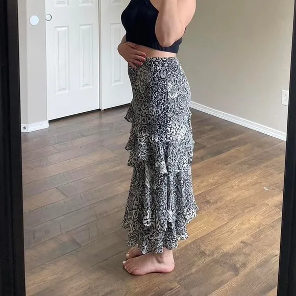 Vintage Ralph Lauren Silk Skirt