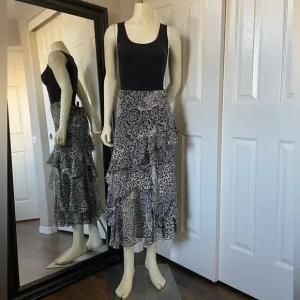 Vintage Ralph Lauren Silk Skirt