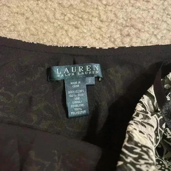 Vintage Ralph Lauren Silk Skirt
