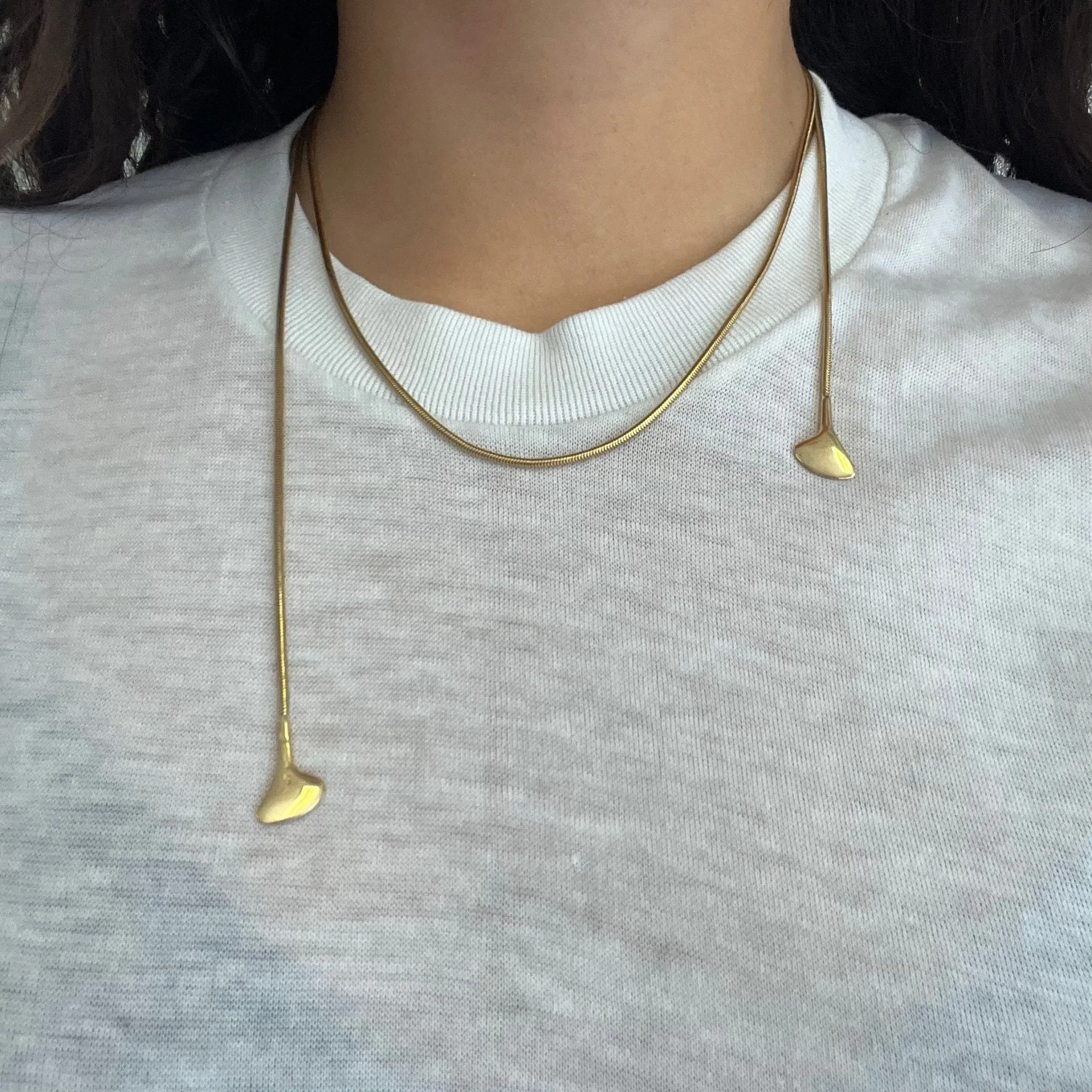 Vintage Snake Chain Lariat by Tiffany & Co.