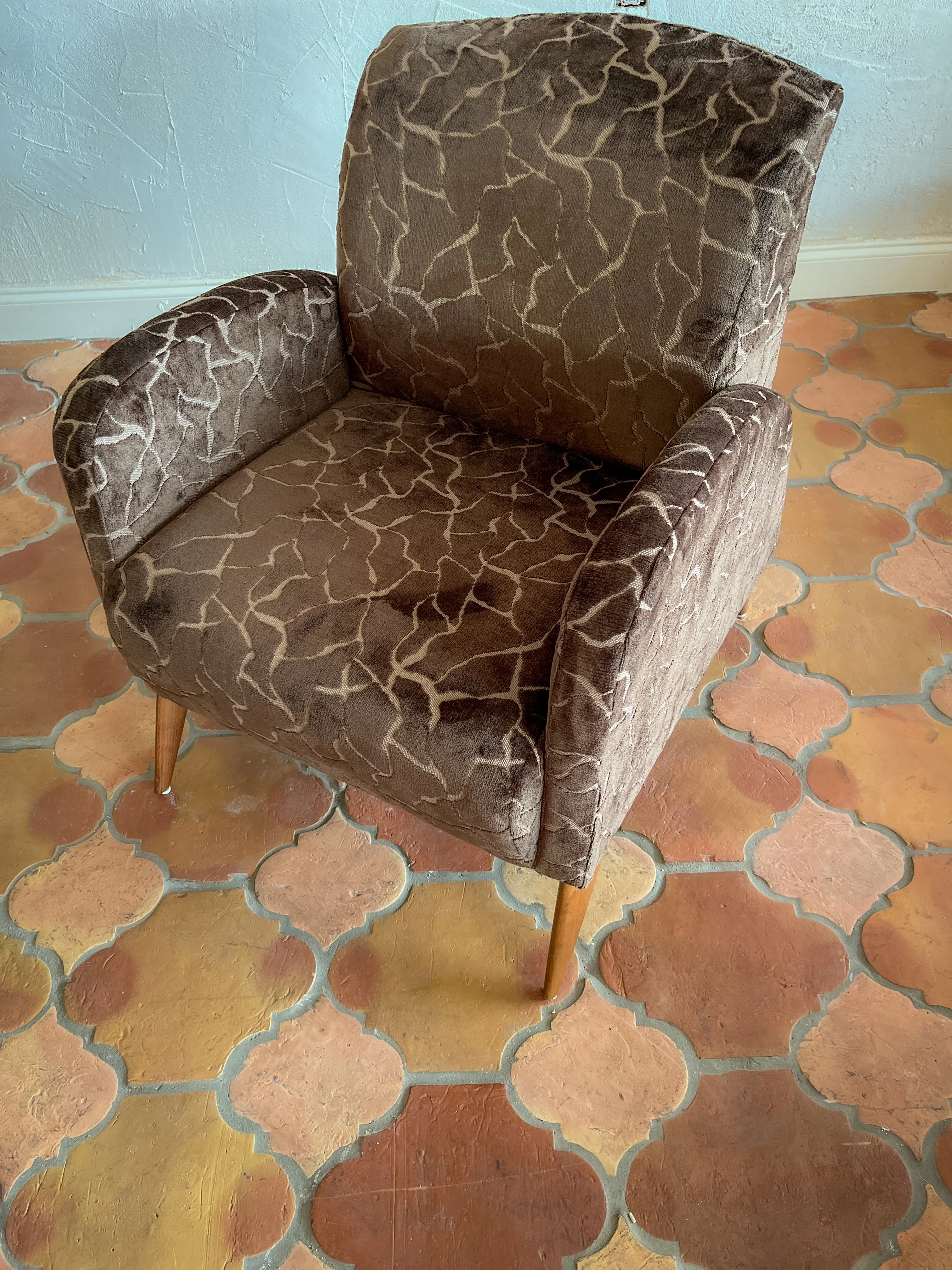 Vintage Velvet Chair