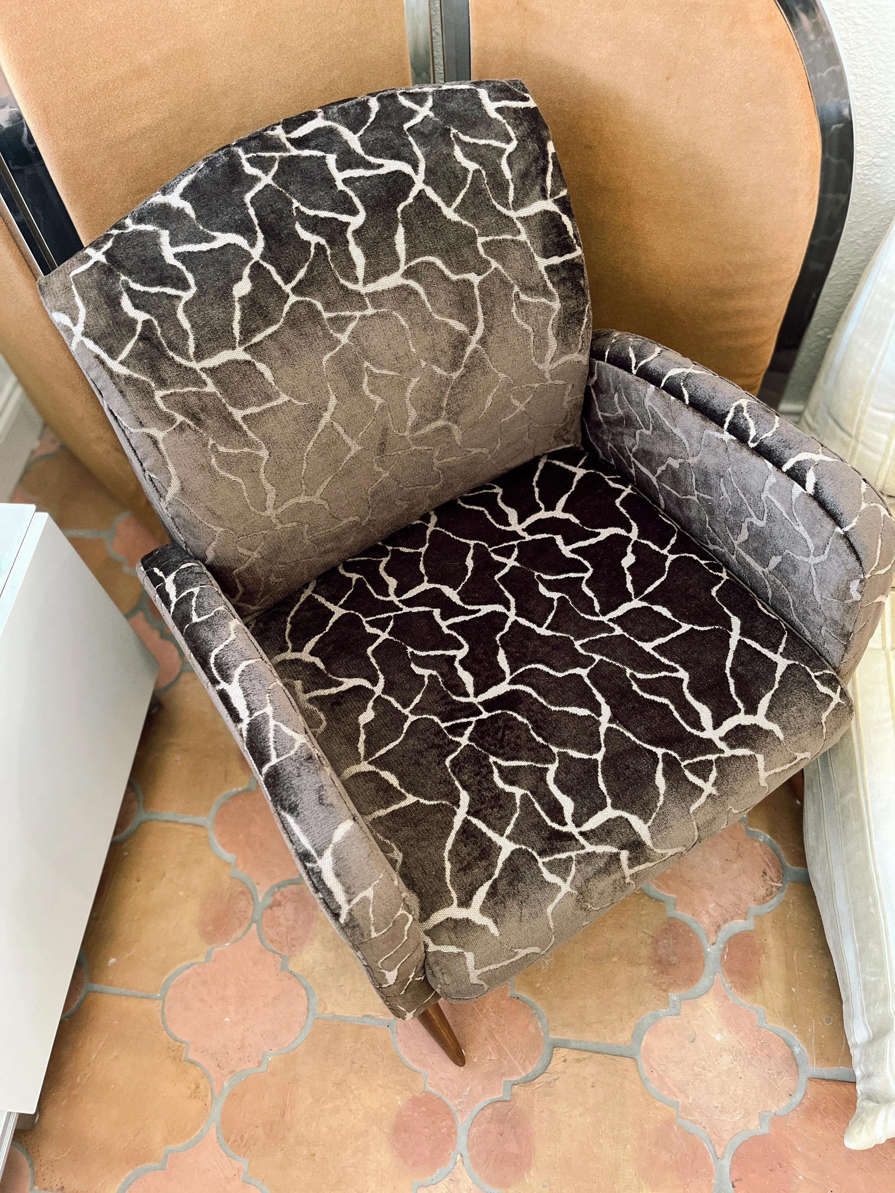 Vintage Velvet Chair