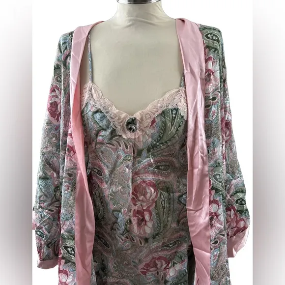 Vintage Victoria’s Secret Gold Label Robe and Gown Set