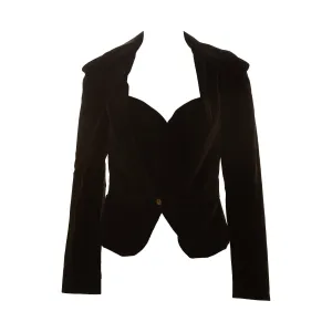 Vivienne Westwood Black Velvet Corset Jacket