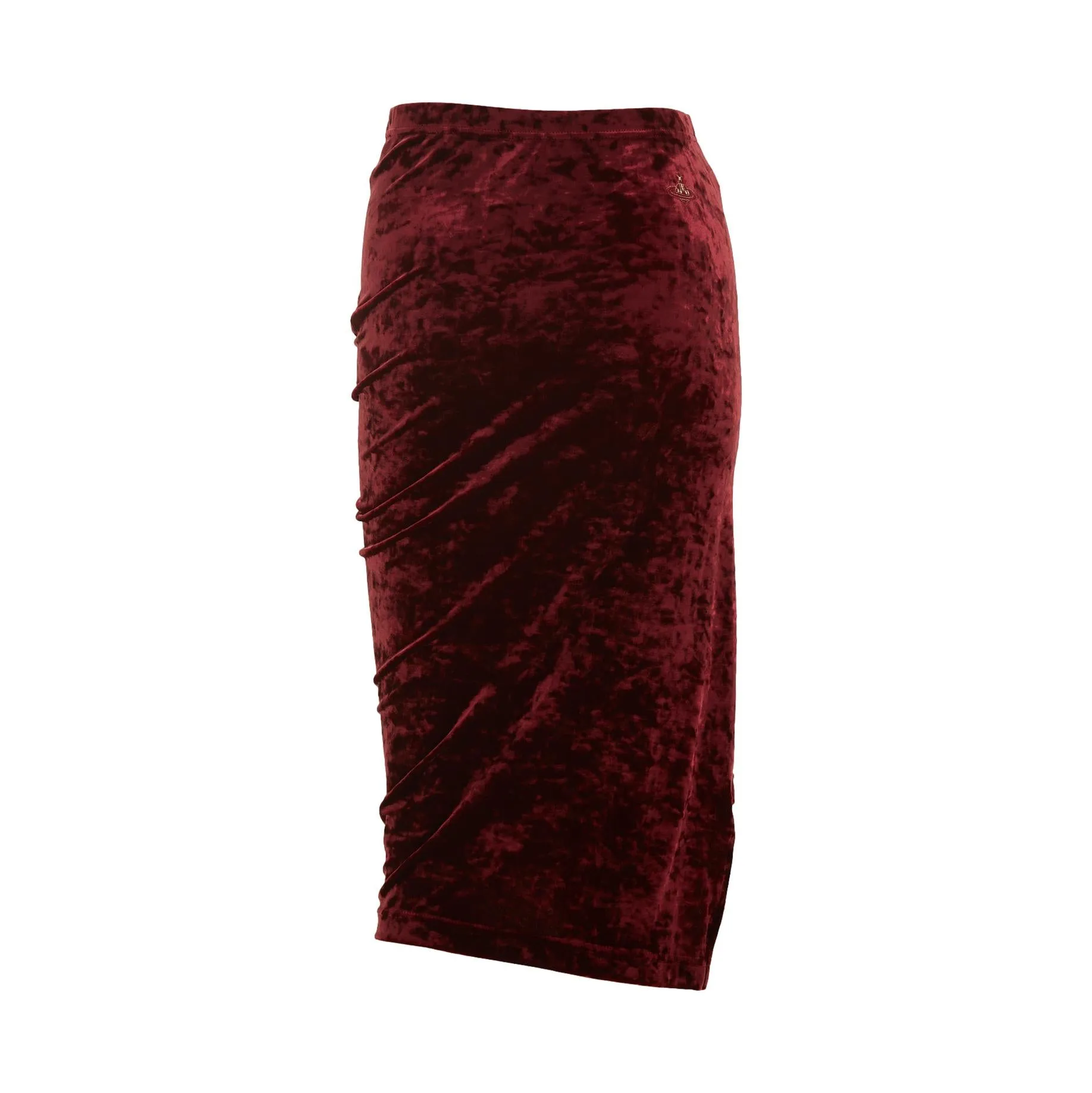 Vivienne Westwood Burgundy Velvet Skirt