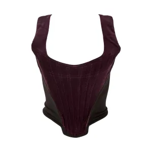 Vivienne Westwood Purple Velvet Corset