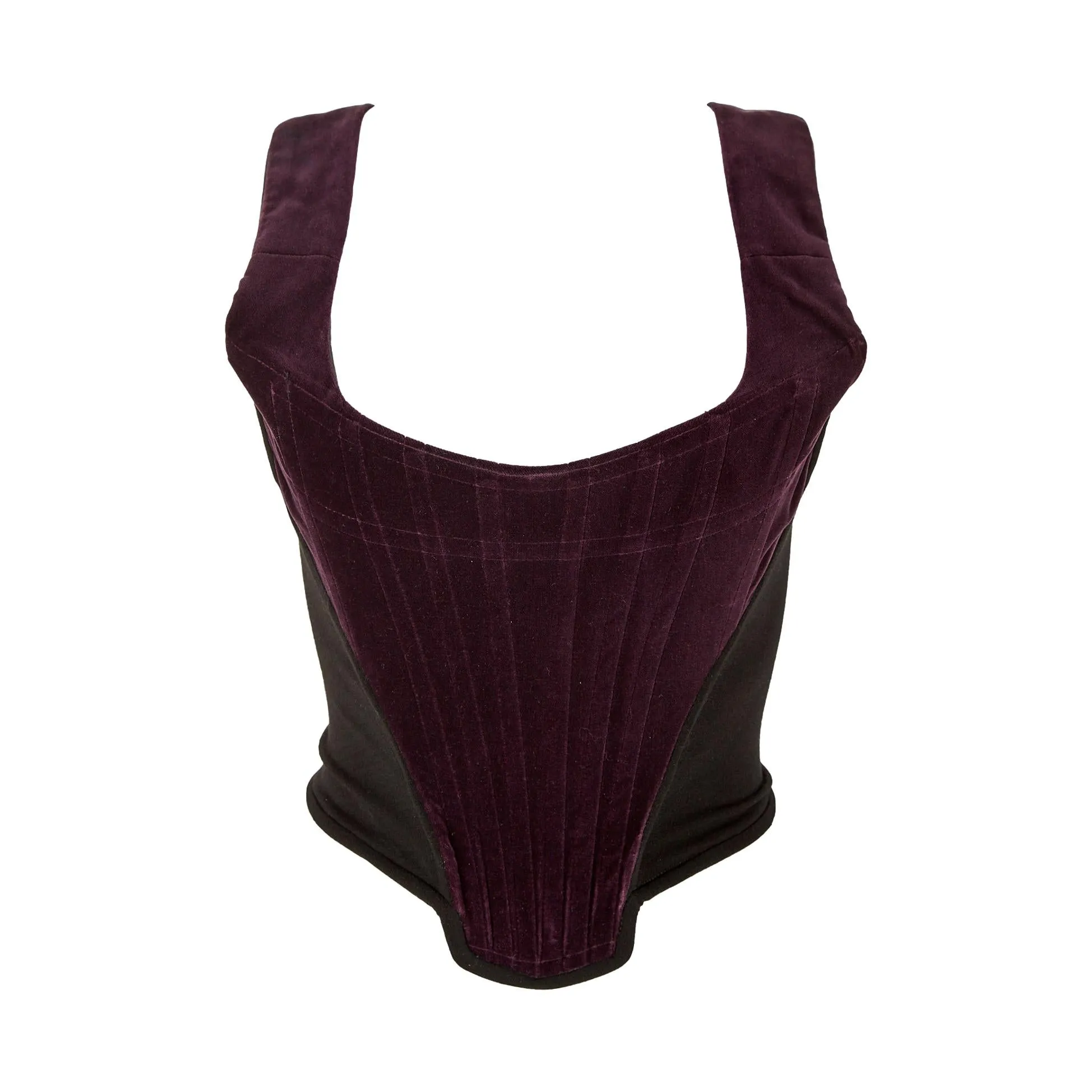 Vivienne Westwood Purple Velvet Corset