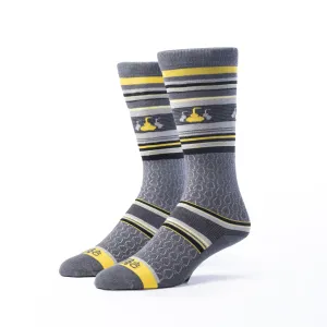 Whisky Tasting Socks | 3 pack | Gray   Gold   Black