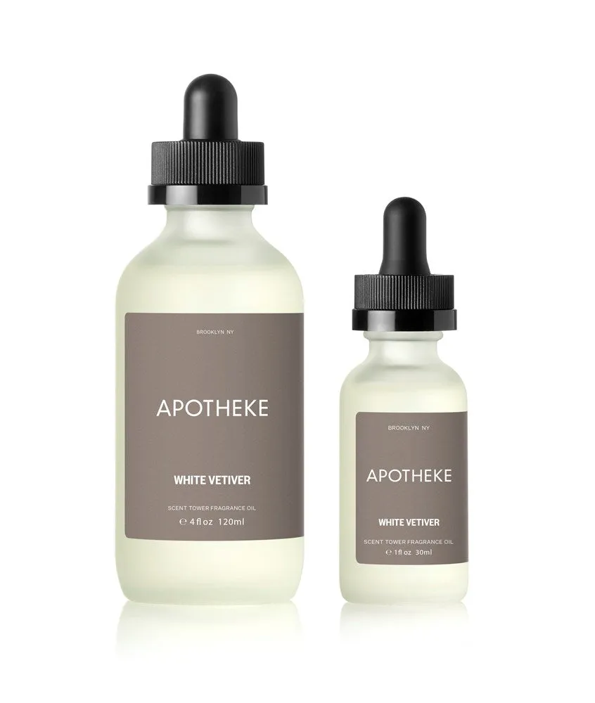 White Vetiver Scent Tower Diffuser Fragrance Oil, 120 ml