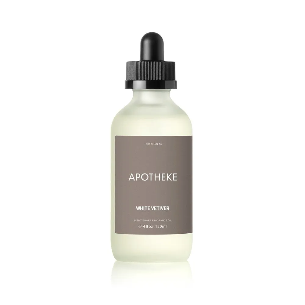 White Vetiver Scent Tower Diffuser Fragrance Oil, 120 ml