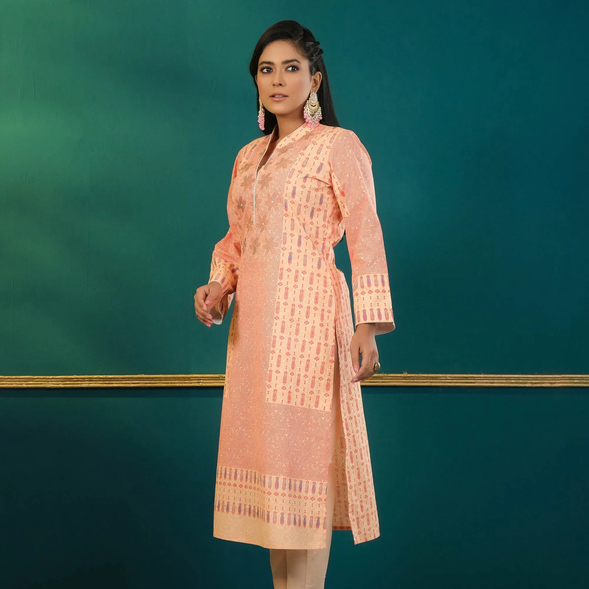 Womens Cotton Ethnic Set