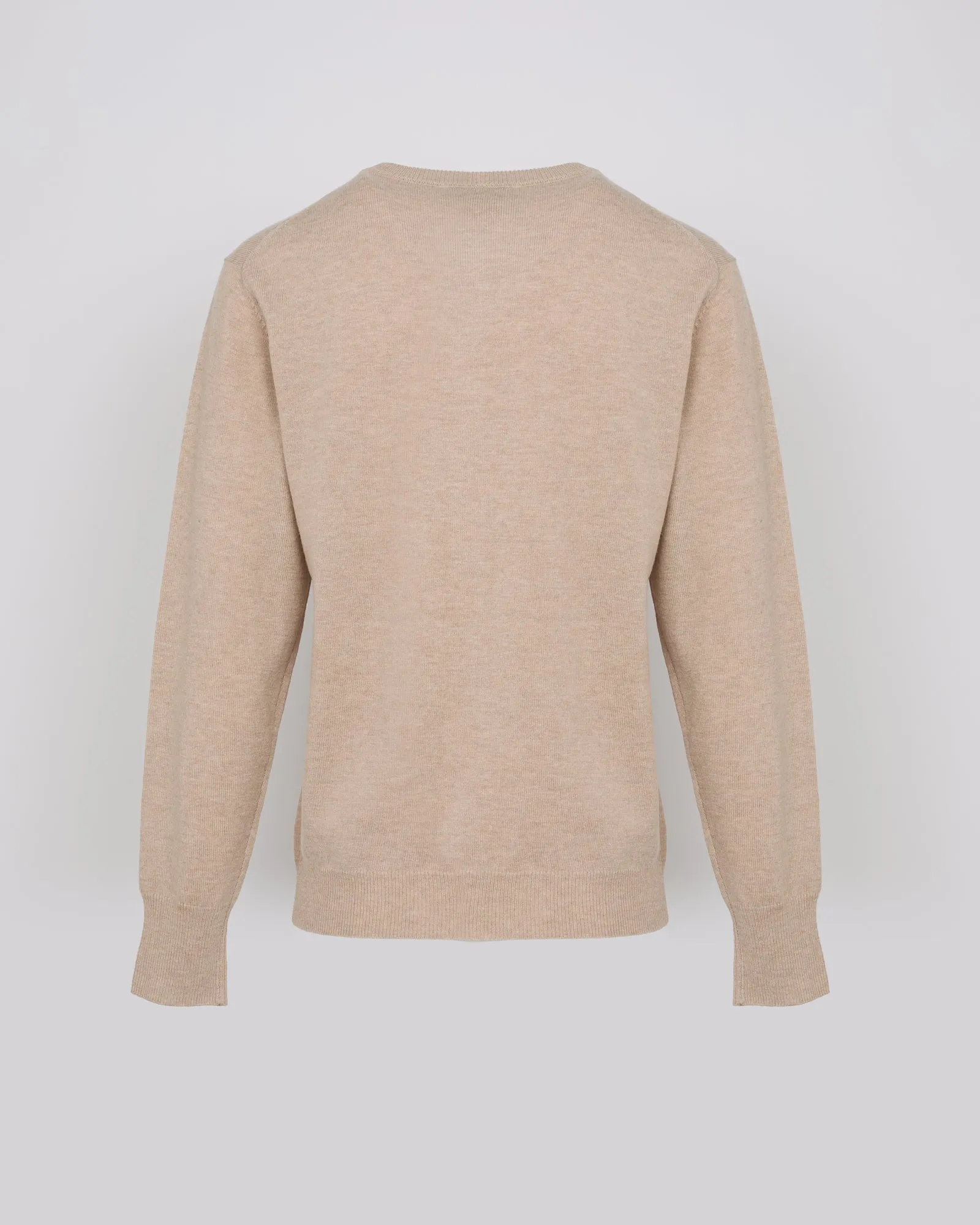 Wool-cashmere knit cardigan