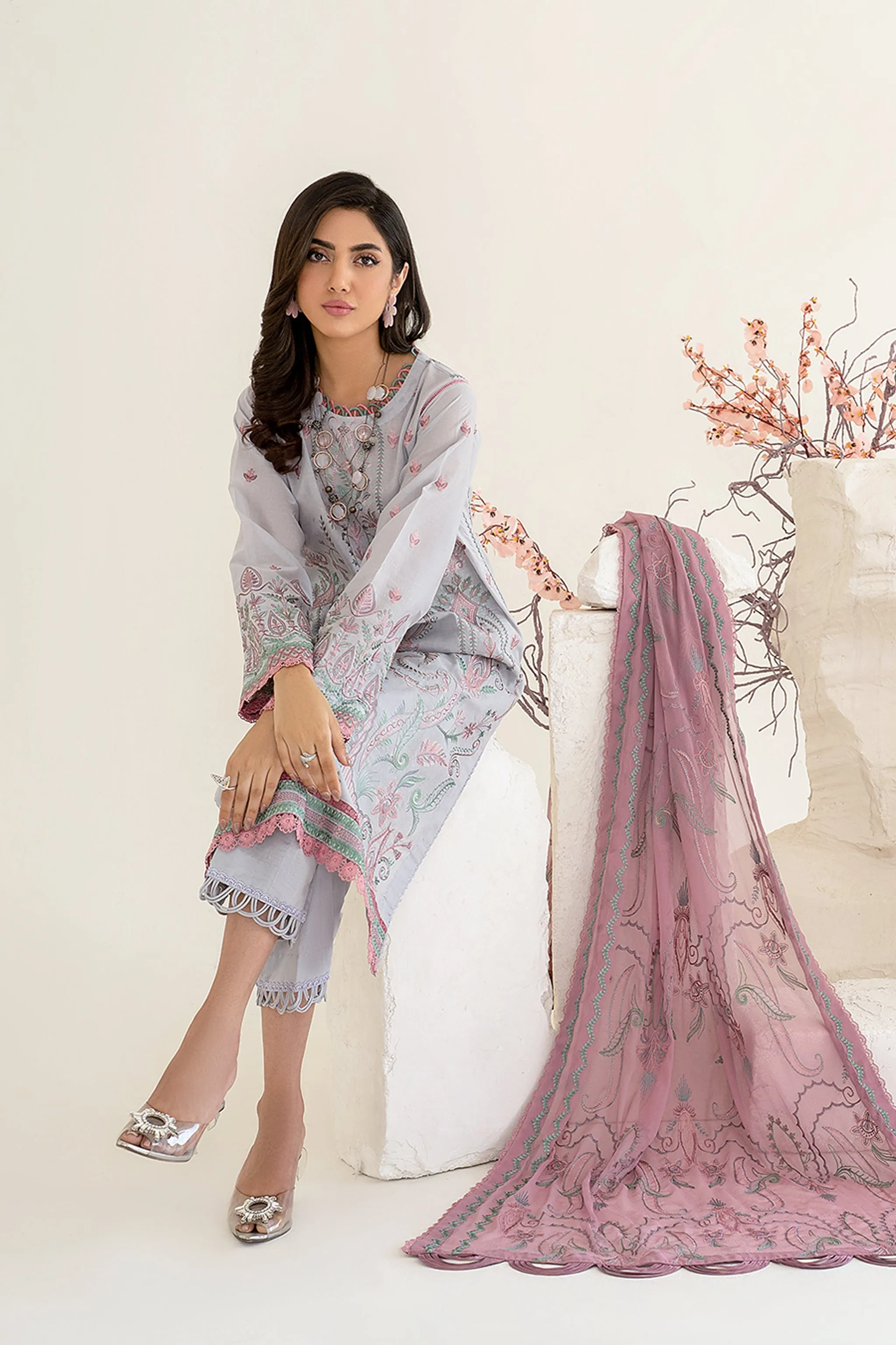 ZEL 04 Izel | Zarif Unstitched Lawn | Eid Ul Adha Collection23