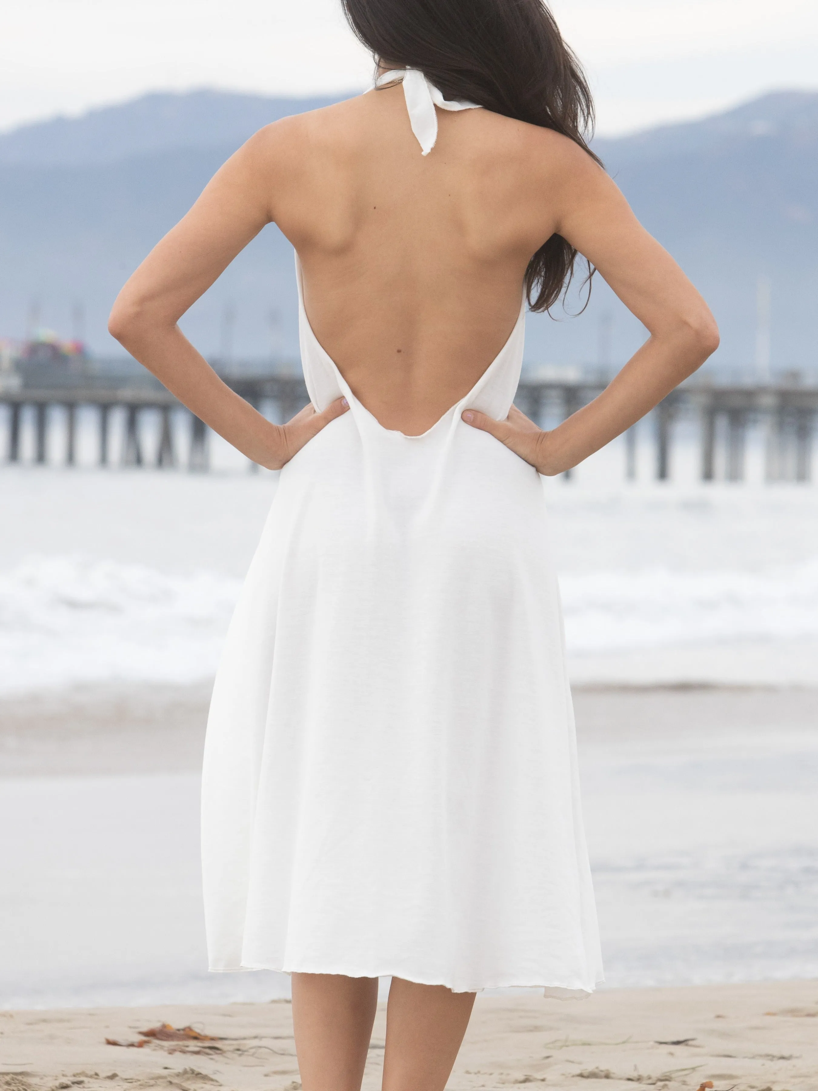 Zera | Simple White Dress