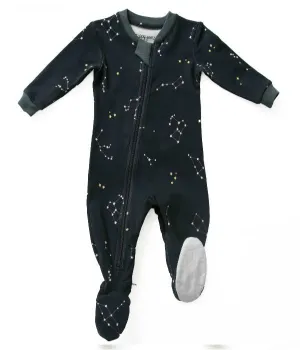 ZippyJamz - Sleeper - Galaxy Love Navy (3T footless)
