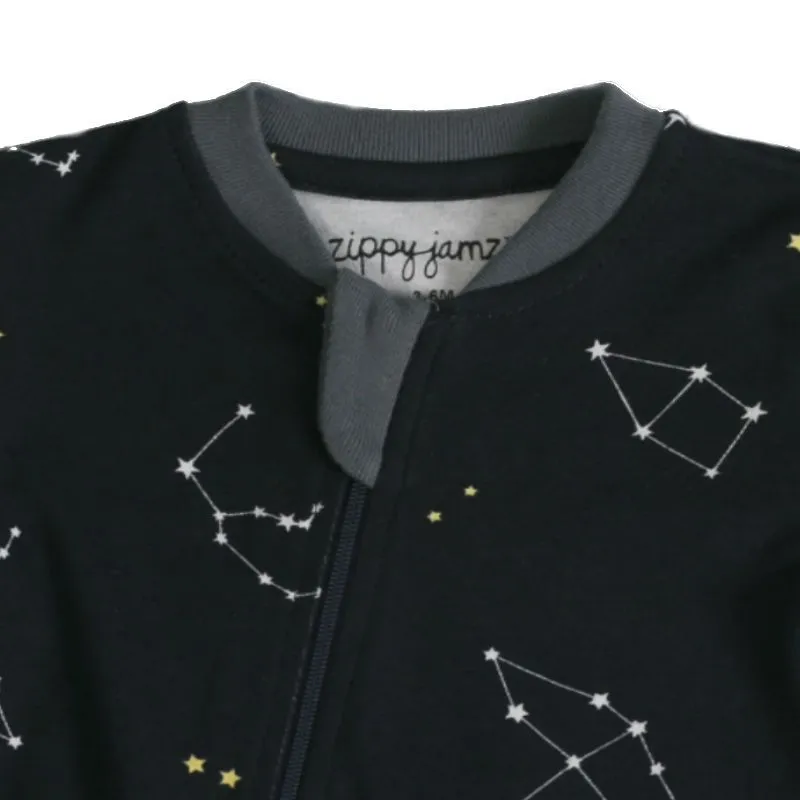 ZippyJamz - Sleeper - Galaxy Love Navy (3T footless)